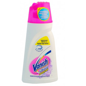 Vanish пятновыводитель + отбеливатель для белья, белый 1л (27136)